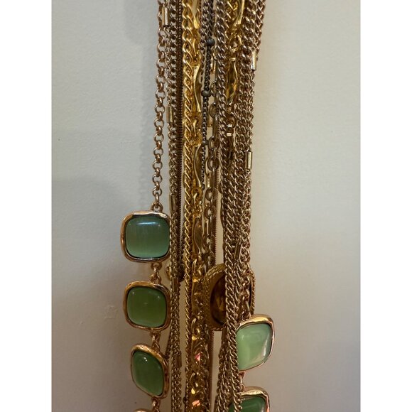 Necklace Mystery Lot Gold Tone 6oz Assorted Chains & Pendants - Send Preferences - Picture 5 of 8